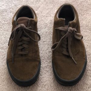 Vans brown suede sneaker, men’s 8 or women’s 9-1/2